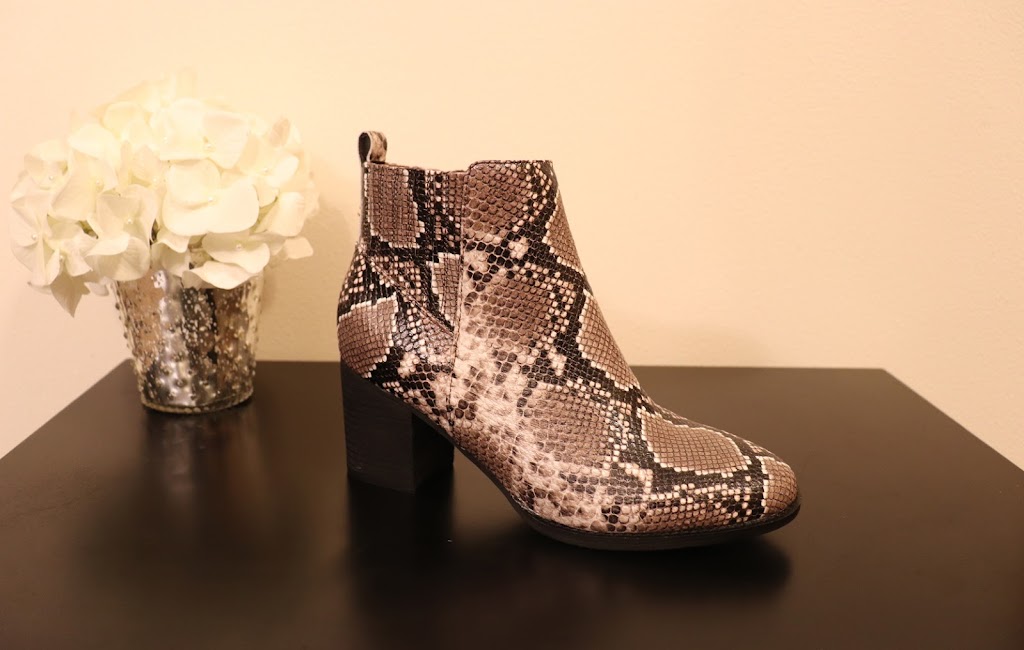 11&Chic Presents: Blondo Snakeskin Booties – Now Available at the New 11&Chic Store!